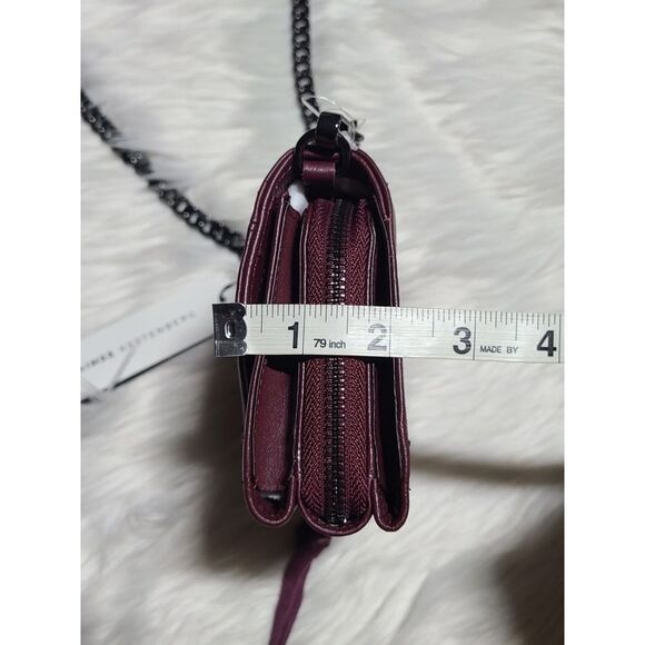 NWT|Aimee Kestenberg Delancey Oxblood Red Wallet Crossbody Bag - Picture 12 of 13